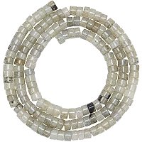 Arricraft Natural Stone Heishi Beads 149~171pcs, 4x2mm Disc Stone Beads, Flat Round Gemstone Loose Beads for for Jewelry Making Bracelet Earrings Necklace- Natural Labradorite