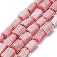 Natural Pink Opal Beads Strands, Nuggets, 7~11x8~9mm, Hole: 1mm, about 35pcs/strand, 16.14''(41cm)