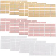 FINGERINSPIRE 12 Sheets 240 Pack Scratch Off Stickers Labels 1.7x0.9inch Gold Silver Pink Rectangle Scratch Off Labels Self Adhesive Labels for DIY Scraping Award Festival Party Raffle Card Creating