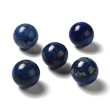 Honeyhandy Natural Lapis Lazuli Beads, No Hole/Undrilled, Dyed, Round, 25~25.5mm