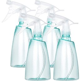 BENECREAT 4 Packs 16.5oz Large Plastic Spray Bottles with Trigger Pump Empty Spray Bottles Fine Mist Trigger Sprayer (Green), Mist and Stream Modes for Water,Gardening, Kitchen,Bath,and Cleaning