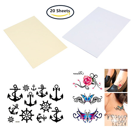 No Fading Water Transfer Paper Waterproof Temporary Tatoo Sticker For Body  Winner Transfer 100 Pieces Tattoo Sticker 100 Sheets  Buy Compatible  Inkjet Laser Tattoo Transfer Paper ProfessionalWaterproof Temporary Tattoo  Sticker Transfer