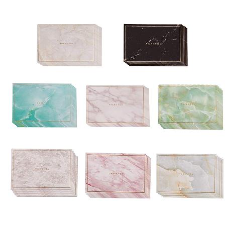 PandaHall Elite 40 Pack Greeting Card Marble Design Paper Pad 8 Styles for Party Wedding, Birthday, Baby Shower, Business, Anniversary, 2.8 x 4.1Inches