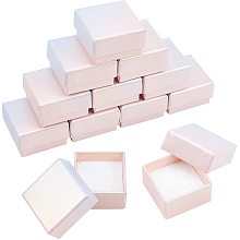 NBEADS 24 Pcs 5x5x3cm Cardboard JewelryBox, Kraft Paper Boxes Samll Box Square Colorful Ring Box Wedding Supplies Creative Candy Box Party Festivals Wedding Occasions