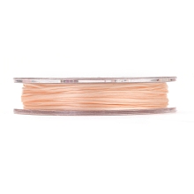 Honeyhandy Strong Stretchy Beading Elastic Thread, Flat Elastic Crystal String, PeachPuff, 0.8mm, about 10.93 yards(10m)/roll