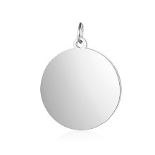 Honeyhandy 304 Stainless Steel Pendants, Flat Round, Stamping Blank Tag, Stainless Steel Color, 22.5x20x1.5mm, Hole: 3.5mm