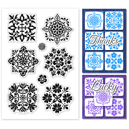 Custom PVC Plastic Clear Stamps, for DIY Scrapbooking, Photo Album Decorative, Cards Making, Others, 160x110x3mm