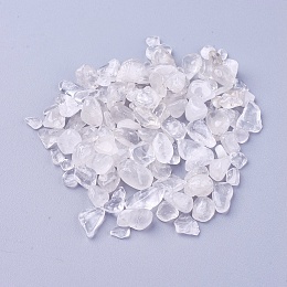 Honeyhandy Natural Quartz Crystal Beads, Undrilled/No Hole, Chips, 4~15x3~6x1~5mm, about 100g/bag