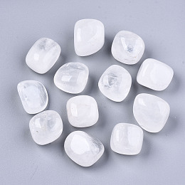 Honeyhandy Natural Quartz Crystal Beads, Tumbled Stone, Vase Filler Gems, No Hole/Undrilled, Nuggets, 20~25x21~25x16~22mm, about 10~15pcs/bag, 250~300g/bag