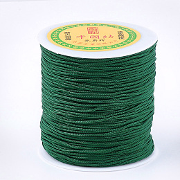 Honeyhandy Nylon Thread, Dark Green, 1.5mm, about 120.29 yards(110m)/roll