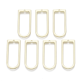 Honeyhandy Alloy Pendants, Arch Shape, Light Gold, 30x12.5x1mm, Hole: 1mm