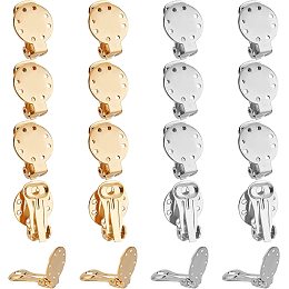 60pcs Earring Posts Golden Silver Ear Pad Base Posts with Holes 3 Style  Earring Post 304 Stainless Steel Earring Studs with Ear Nuts for DIY  Earrings