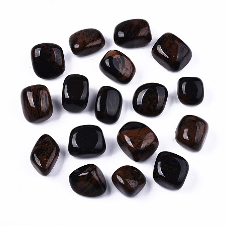 ARRICRAFT Natural Mahogany Obsidian Beads, Tumbled Stone, No Hole/Undrilled, Nuggets, 19~30x18~28x10~24mm 250~300g/bag