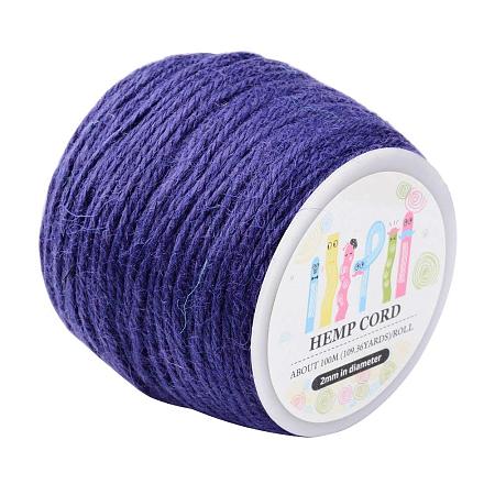 ARRICRAFT 1 Roll(100m, about 100 Yards) Mauve Colored Jute twine Jute String for Jewelry Making Craft Project, 2mm