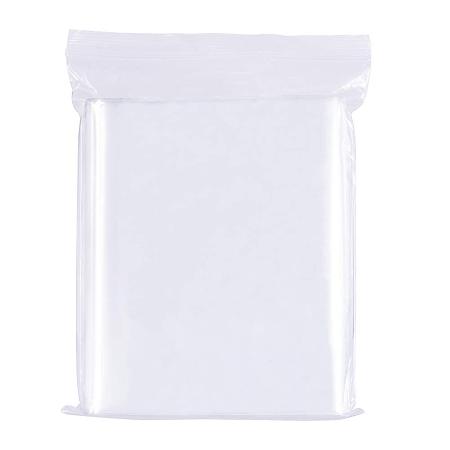 BENECREAT 6 x 7.8 Inches 3 Mil (Pack of 50) Resalable Plastic Bags Clear Reclosable Ziplock Bags for Food Craft Storage