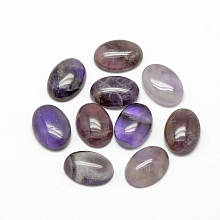 Honeyhandy Natural Amethyst Cabochons, Oval, 18x13x5mm