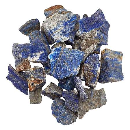 AHANDMAKER Natural Lapis Lazuli Stone, No Hole/Undrilled, Rough Raw Stone, Nuggets, 18~42x15~35x13~24mm, about 20pcs/500g; 500g