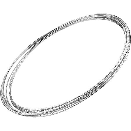BENECREAT 13 Ft Brass Guitar Fret Wire, 2.9mm Silver Color Fretwire Accessory for Electric Acoustic Guitar Fingerboard Replacement