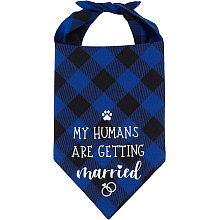 GORGECRAFT First Birthday Dog Bandana Cotton Bandana Puppy Neck Scarf Pet Triangle Wedding Scarf Prop Pet Scarf Accessories for Small, Medium, Large Dogs