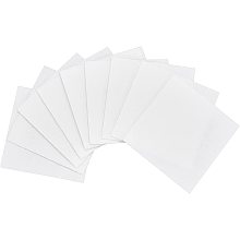 Pandahall Elite 50pcs Microwave Kiln Papers, 3 x 3 Inch Ceramic Fiber Paper Hot Melt Kiln Paper Square Shelf Paper Glass Fusing Paper for DIY Fusing Glass Jewelry Microwave Furnace Accessories