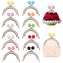 PandaHall Elite 10 Color Purse Frame Bag Kiss Clasp Lock 2.6" Metal Arch Frame Coin Purse Wallet Kiss Clasp Lock Tow Ball Kiss Clasp Retro Clutch Frames Purse for Purse Making DIY Handle Bag Sewing Metal Arch Frame Coin Purse Wallet Kiss Clasp Lock Tow Ball Kiss Clasp Retro Clutch Frames Purse for Purse Making DIY Handle Bag Sewing