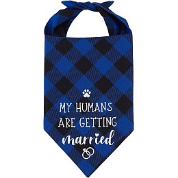 GORGECRAFT First Birthday Dog Bandana Cotton Bandana Puppy Neck Scarf Pet Triangle Wedding Scarf Prop Pet Scarf Accessories for Small, Medium, Large Dogs