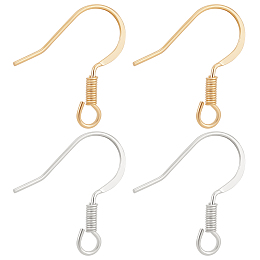 925 Sterling Silver Earring Hooks Hypoallergenic French Wire Hooks Fish  Hook Earrings Jewelry Findings Parts DIY Making 40pcs