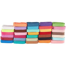 BENECREAT 13 Yards 2 Inch Wide Flat Elastic Bands 12 Colors Sewing Elastic  Ribbon Bands for Dress Skirt Waistband Wig Bands 