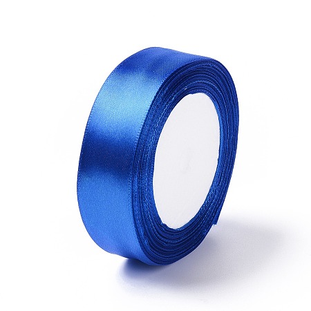 Honeyhandy DIY Craft Hair Accessories Satin Ribbon, Royal Blue, about 1 inch(25mm) wide, 25yards/roll(22.86m/roll)