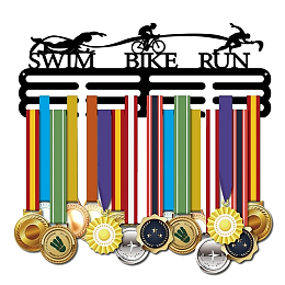 SUPERDANT Triathlon Medal Hanger Display Competition Medal Holder Frame Iron Medal Hook for Competition Medal Holder Display Wall Hanging Athlete Gift