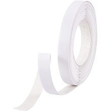 SUPERFINDINGS 1 Roll 10m Long White Melamine Edge Banding 22mm Wide Flat PlasticIron-On Edging Banding Pre-glued Iron on Edging Tape for Cabinet Repairs Furniture Restoration