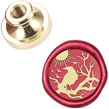 CRASPIRE Wax Seal Stamp Head Bird, Removable Sealing Brass Stamp Head Animal Pattern for Creative Gift Envelopes Invitations Cards Decoration