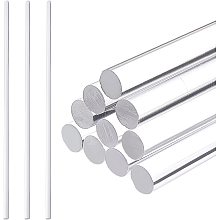 AHANDMAKER 30 Pack Acrylic Dowel Rods, 30x0.6cm Acrylic Beaker Stirring Sticks Transparent Light Guide Rods, for Light Fixture Decoration Rainbow Wall Decor Confectionery Cake Decor