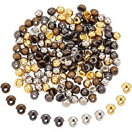 NBEADS 200 Pcs 4 Colors Mini Shank Buttons, 4mm Diameter Metal Blazer Buttons Sewing Buttons Mushroom Shape for Blazers Suits Sport Coat Uniform Jacket DIY Crafts