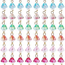 SUNNYCLUE 1 Box 120Pcs Mushroom Charms Glass Mushroom Charm 3D Mushrooms Charm Bulk Electroplate Glass Charms for Jewelry Making Charm Imitation Pearl Beads Earrings Necklace Bracelet DIY Supplies