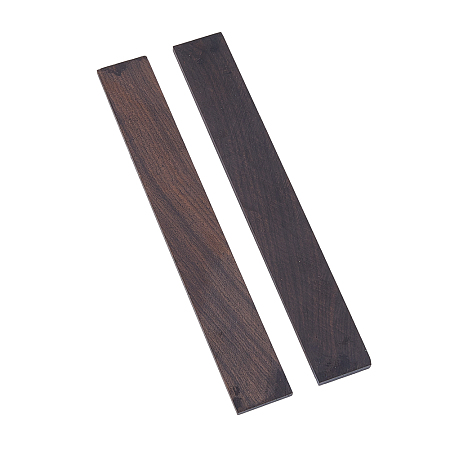 SUPERFINDINGS Wood Bookmark Strips, Bookmark Materials for Engraving, Rectangle, Coffee, 150x20x3mm, 10pcs/box
