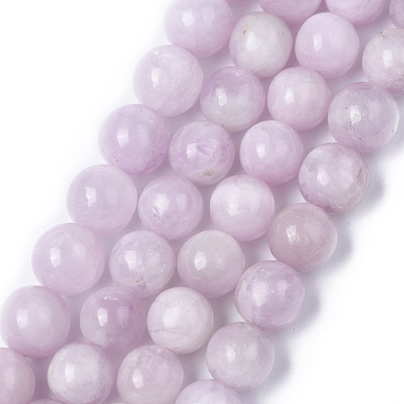 Arricraft Natural Gemstone Kunzite Round Beads Strands, Spodumene Beads, 6mm, Hole: 1mm, about 60pcs/strand, 15.3 inches