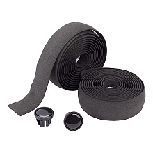 EVA Non-slip Band, Plastic Plug, Bicycle Accessories, Black, 29x3mm 2m/roll, 2rolls/set