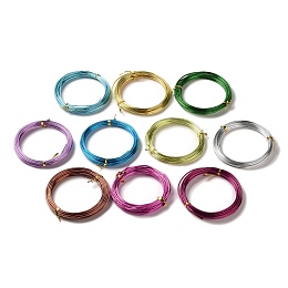 Aluminum Wire, Round, Mixed Color, 2mm, 12 Gauge(2mm)