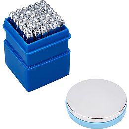 BENECREAT Metal Punch Stamp Holder, Universal Holds Stamps Up to 15mm in  Diameter with White Rubber Handle for Metal Working