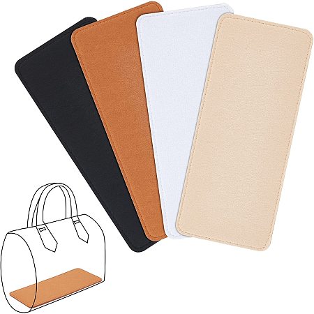 PandaHall Elite 4 Colors Handbag Base Shaper, Felt Bag Bottom Shaper 5x12
