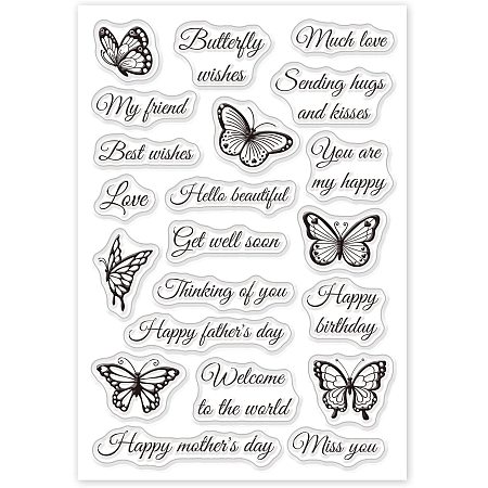 Beautiful Butterfly Series  Stamps Scrapbooking Card Making Photo Album Decor 