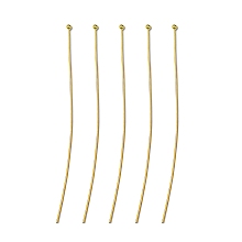 Honeyhandy Brass Ball Head Pins, Golden, 70x0.6mm, 23 Gauge, Head: 1. 5mm, about 112pcs/20g