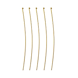 Honeyhandy Brass Ball Head Pins, Nickel Free, Antique Bronze, 70x0.6mm, 23 Gauge, Head: 1. 5mm