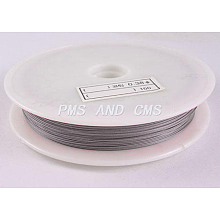 Honeyhandy Tiger Tail Wire, Nylon-coated Stainless Steel, Original Color(Raw), Raw, 0.3mm, about 229.65 Feet(70m)/roll