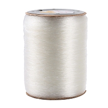 Honeyhandy Korean Elastic Crystal Thread, Clear, 0.4mm, about 1093.61 yards(1000m)/roll