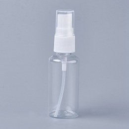 Transparent Plastic Spray Bottle, Clear, 10.3x3cm; Capacity: 30ml