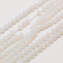 Arricraft Opalite Round Beads Strands, 2mm, Hole: 0.8mm, about 184pcs/strand, 16 inches