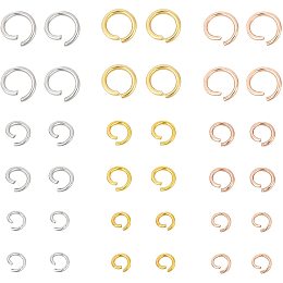 UK Shop 4mm Jump Rings Gold Jump Rings Brass Jump Rings 5 Colors Pack of 200 Silver Jump Rings Supplies Jewelry Findings