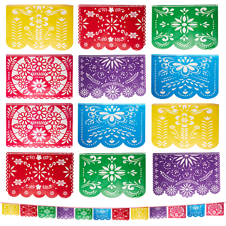 Gorgecraft Mexicano Plastic Papel Picado Banner, for Fiesta Party ...